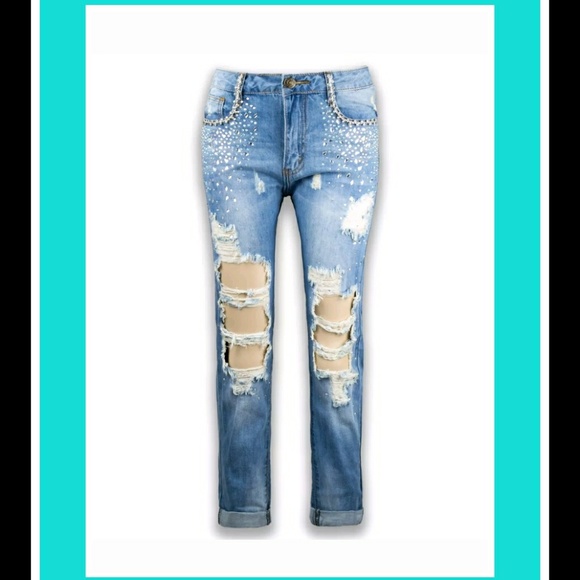 🔥embellished Machine jeans!..$FIRM - Picture 1 of 4
